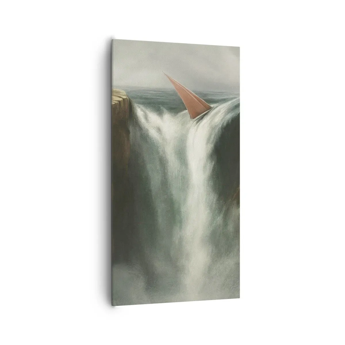 Canvastavla - Bild på duk - Livets varning - 65x120 cm