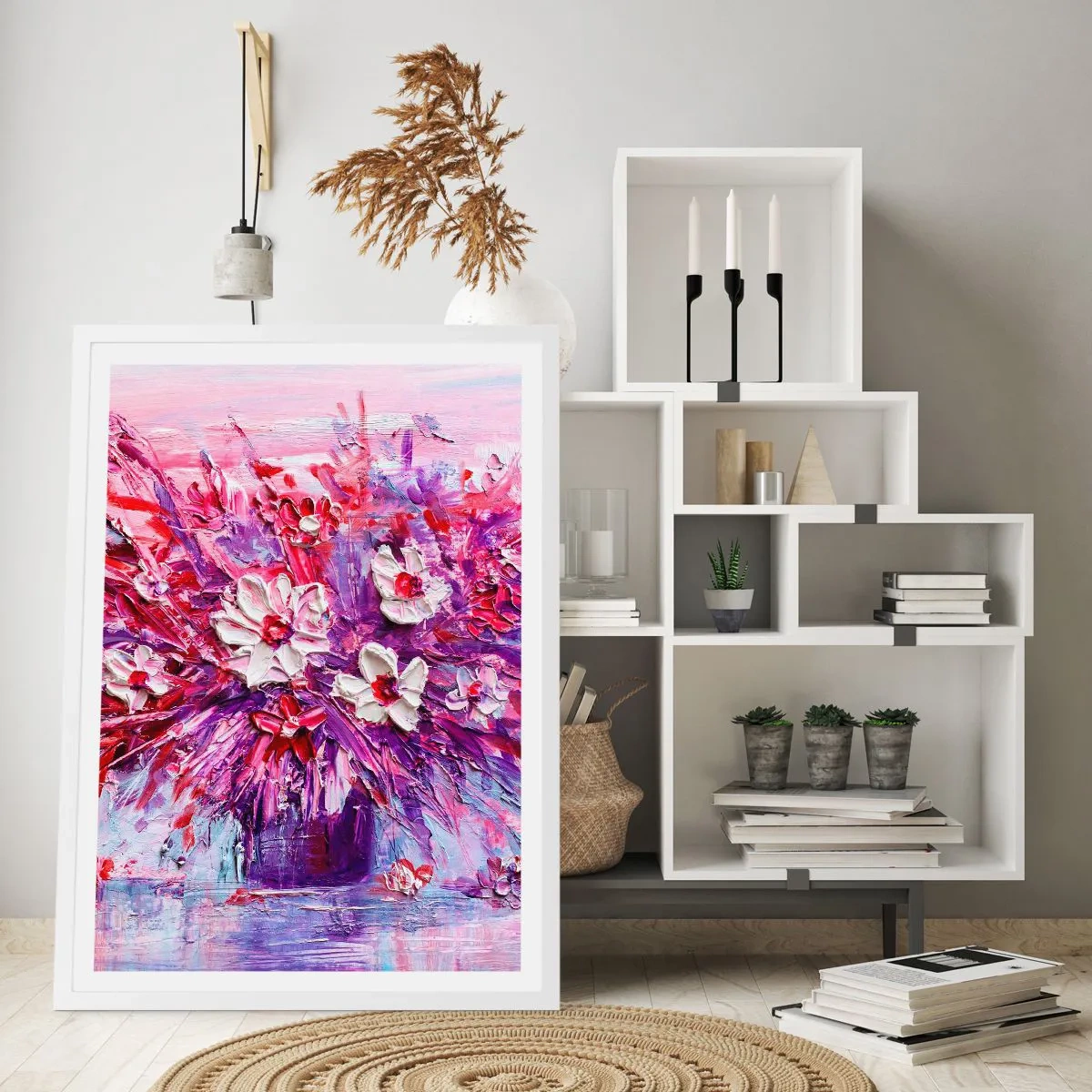 Affisch i vit ram - Oskuld och passion  - 50x70 cm