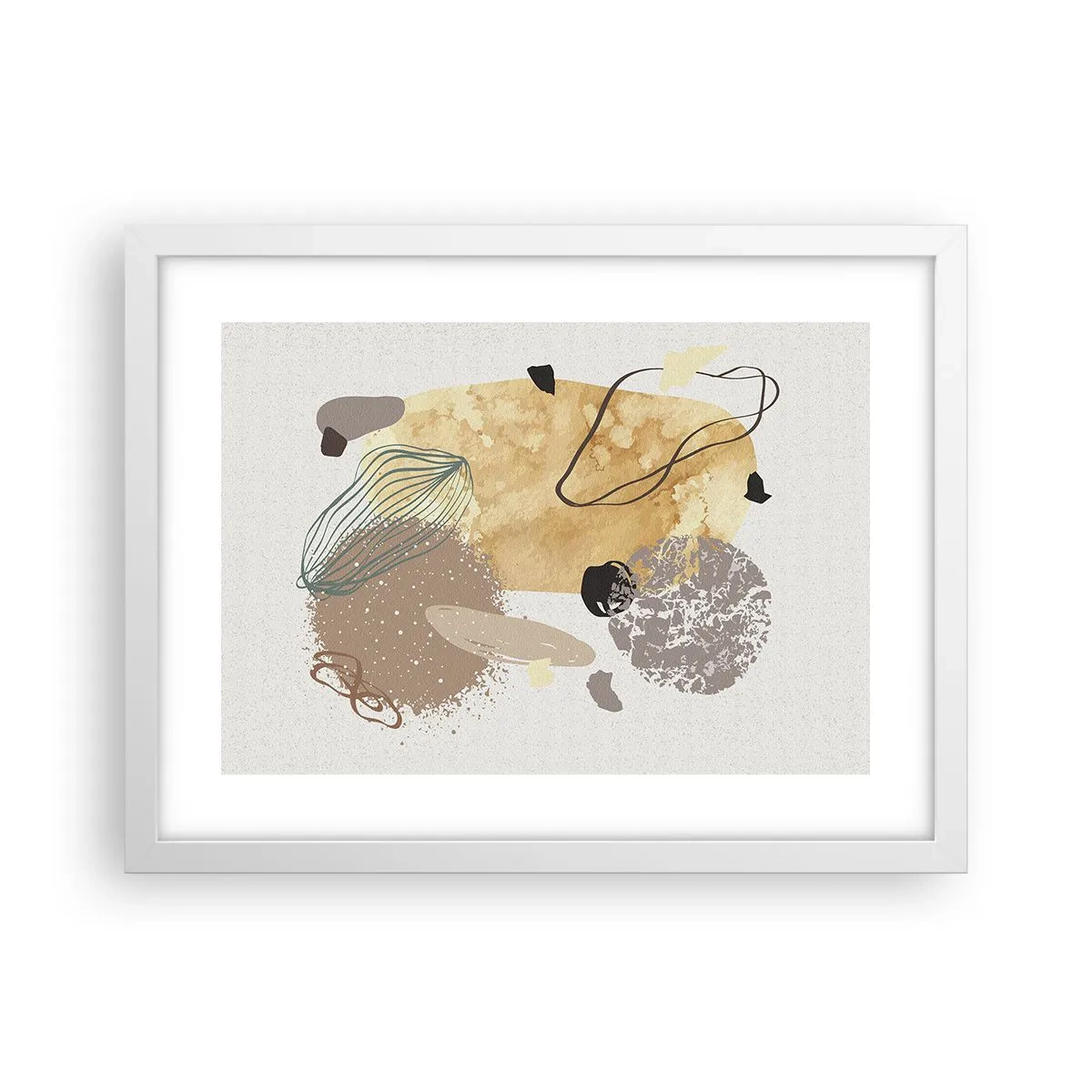 Affisch i vit ram - Olika former - 40x30 cm