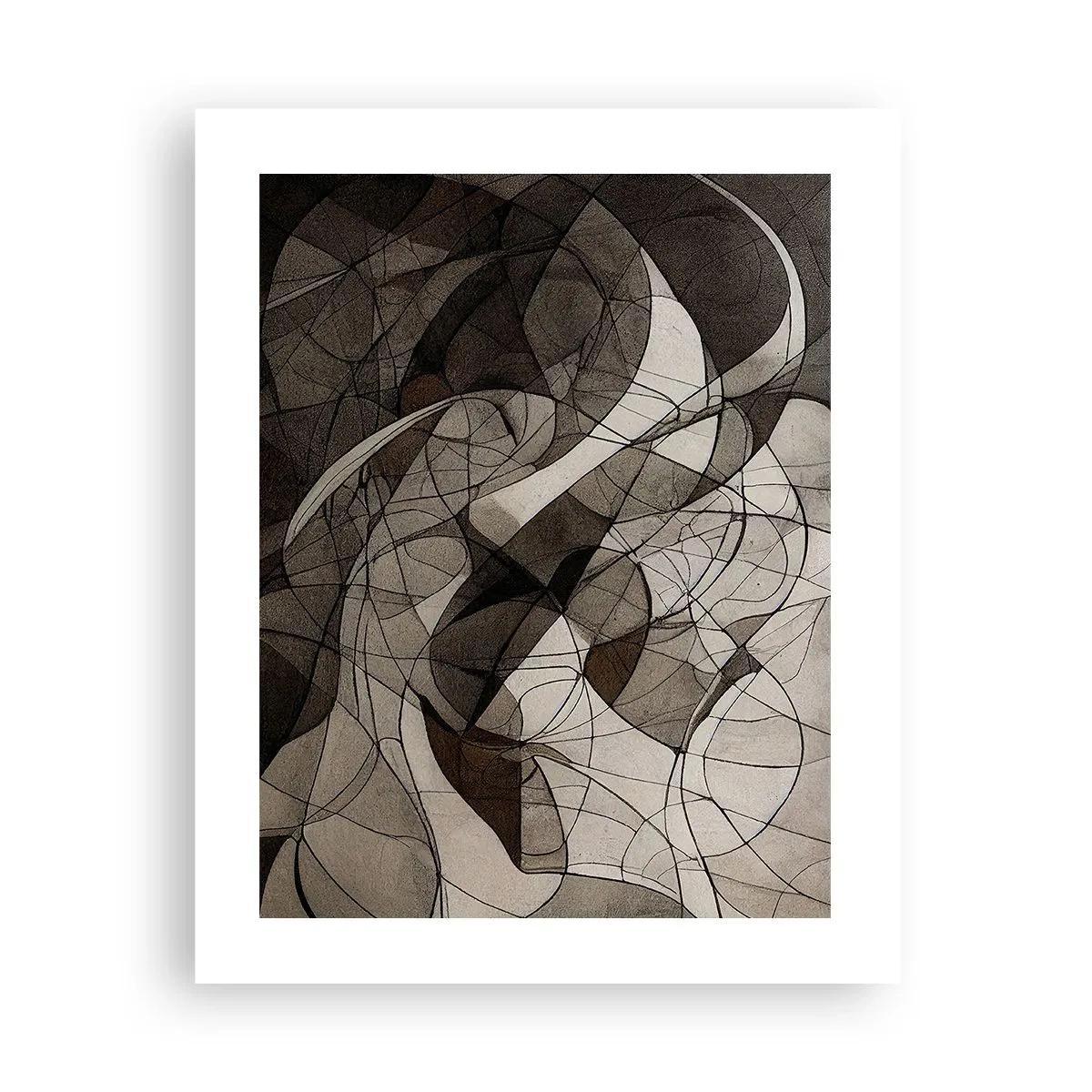 Affisch - Cirkulation av jordens färger - 40x50 cm