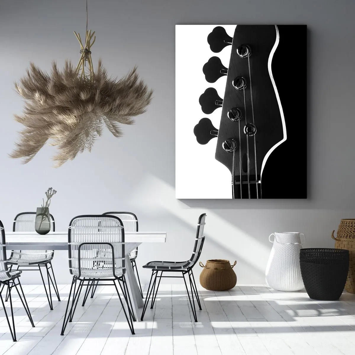 Canvastavla - Bild på duk - Rocktystnad - 50x70 cm