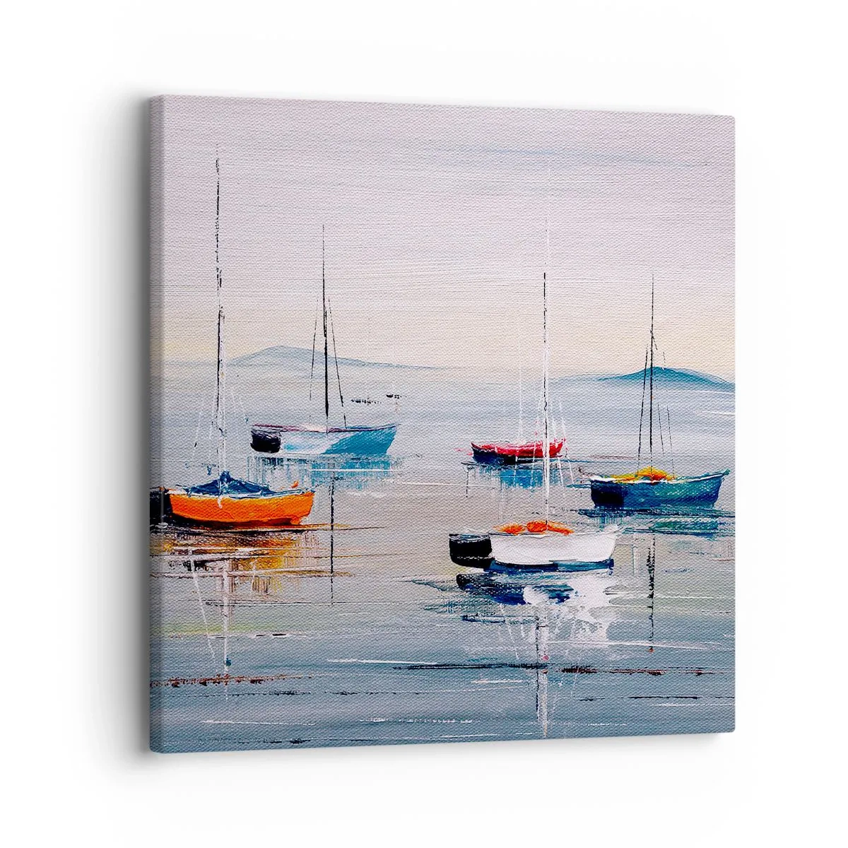 Canvastavla - Bild på duk - En välförtjänt vila - 30x30 cm