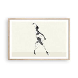 Affisch i ram av ljusek - I världens teater - 91x61 cm