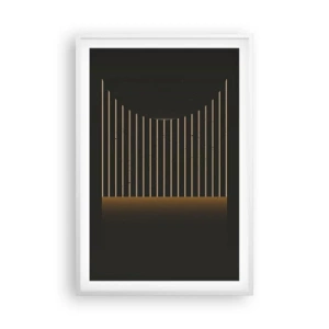 Affisch i vit ram - Utforska mörkret - 61x91 cm