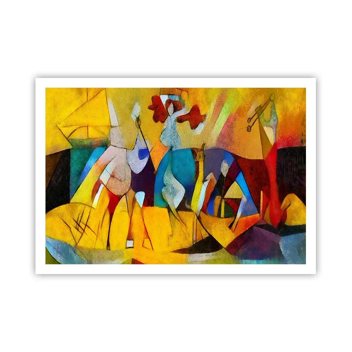 Affisch - Sol - liv -glädje - 100x70 cm