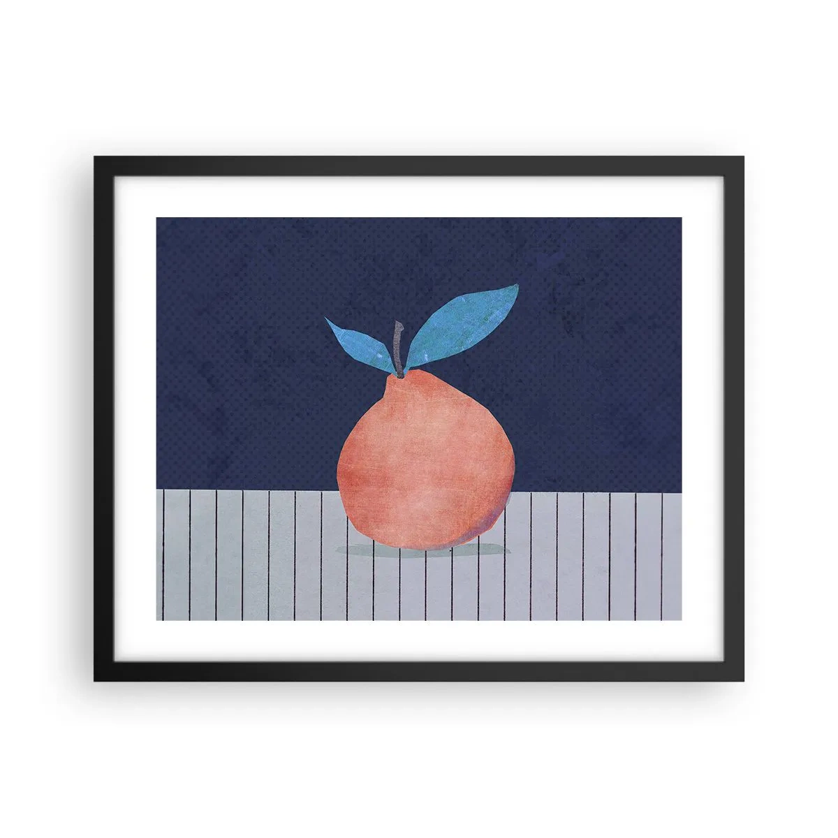 Affisch i svart ram - Konvexitet och planhet - 50x40 cm