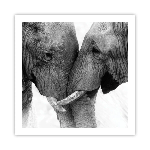 Affisch - Hjärtlig bekännelse - 60x60 cm