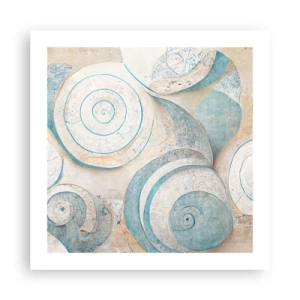 Affisch - Vad döljer musslan? - 50x50 cm