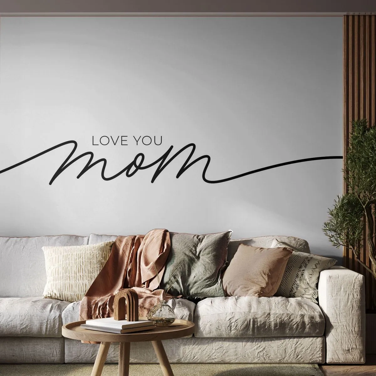 Självhäftande Fototapet Deluxe Sticker - Jag är mycket rörd - Typografi, Bekräftelse, Maxim - 250x175 cm
