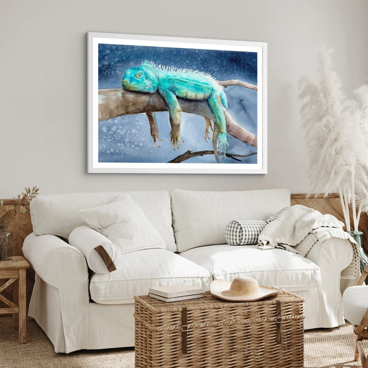 Affisch i vit ram - Det är bra! - 50x40 cm