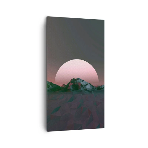 Canvastavla - Bild på duk - I den granliggande galaxen - 45x80 cm