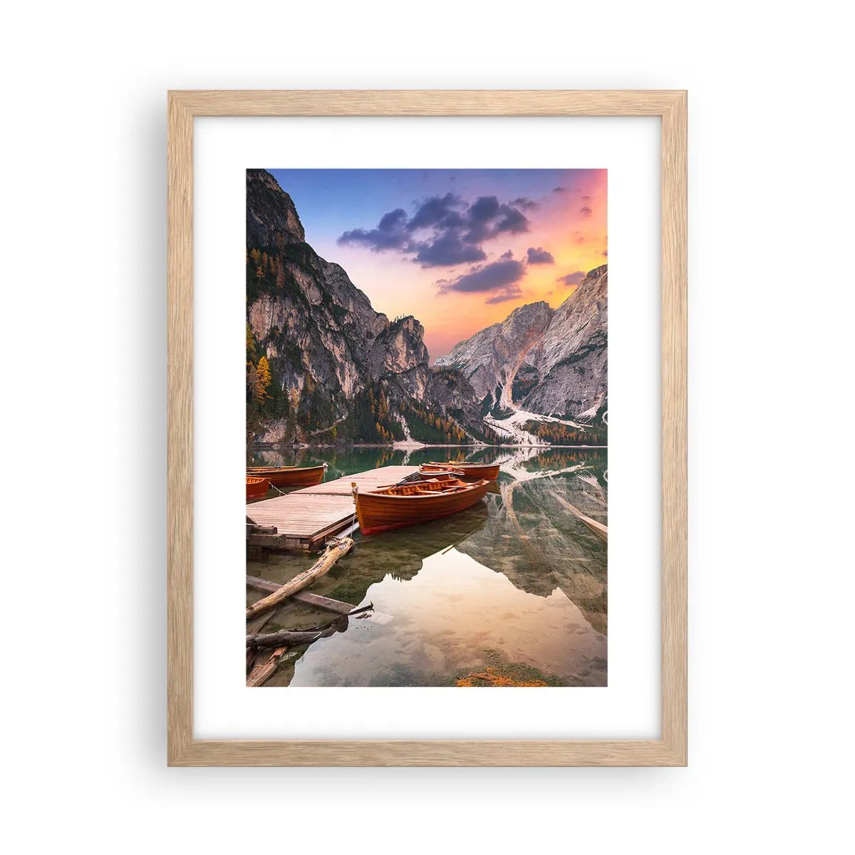 Affisch i ram av ljusek - Dagens löfte - 30x40 cm