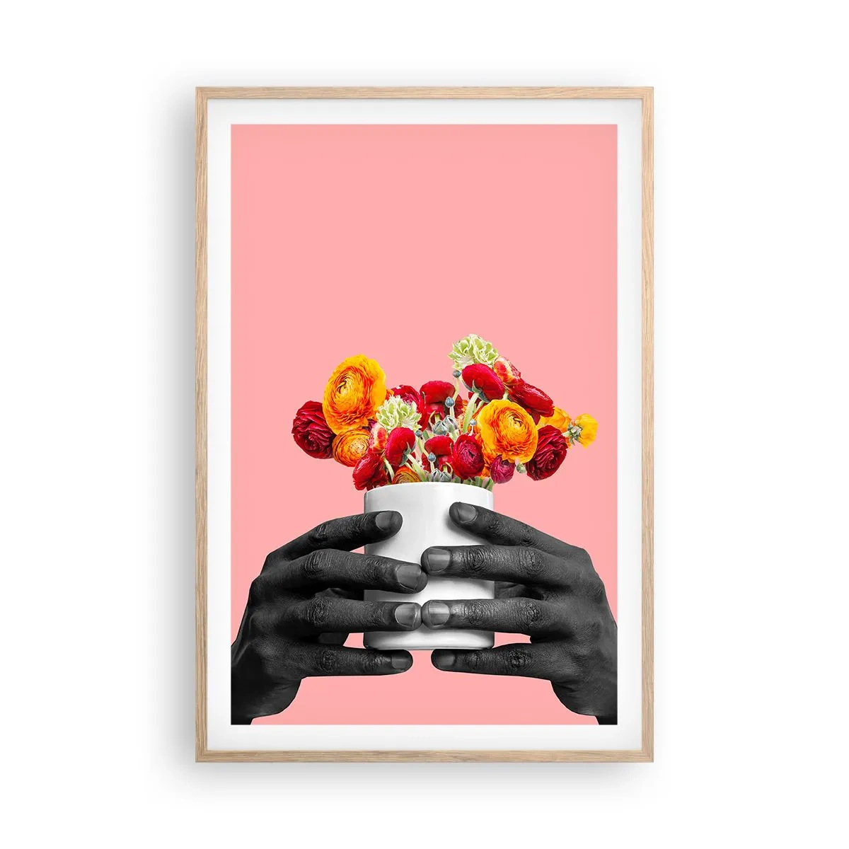 Affisch i ram av ljusek - Livets apoteos - 61x91 cm