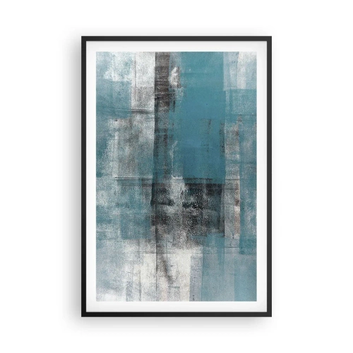 Affisch i svart ram - Vatten och luft - 61x91 cm
