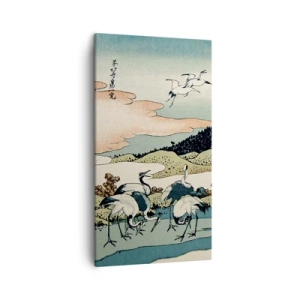 Canvastavla - Bild på duk - I japansk anda - 45x80 cm