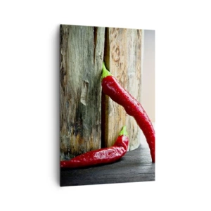 Canvastavla - Bild på duk - Red hot chili peppers - 80x120 cm