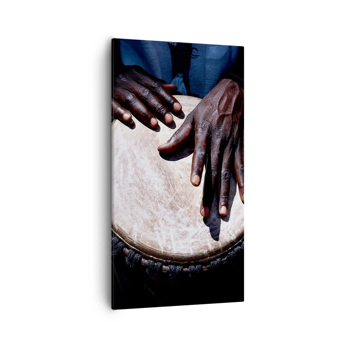 Canvastavla - Bild på duk - Lev efter din rytm - 55x100 cm