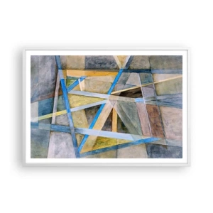 Affisch i vit ram - Rakt fram eller diagonalt? - 100x70 cm