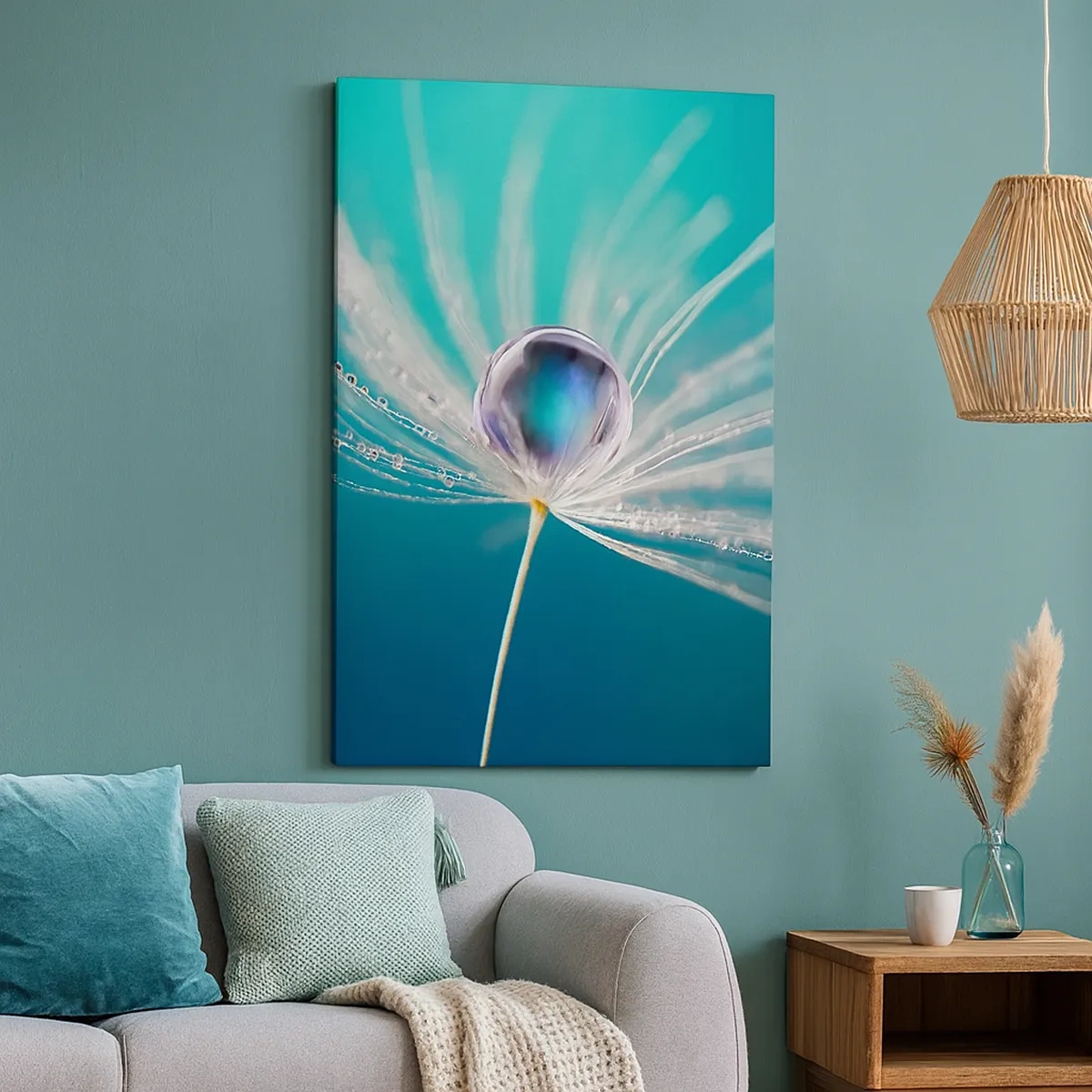 Canvastavla - Bild på duk - Mystisk stund - 50x70 cm