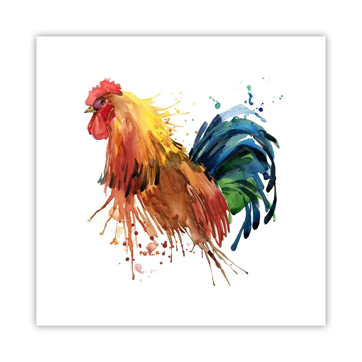 Affisch - Kungliga kläder, kunglig stolthet - 60x60 cm