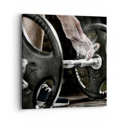 Canvastavla - Bild på duk - Utmaningen accepterad! - 40x40 cm