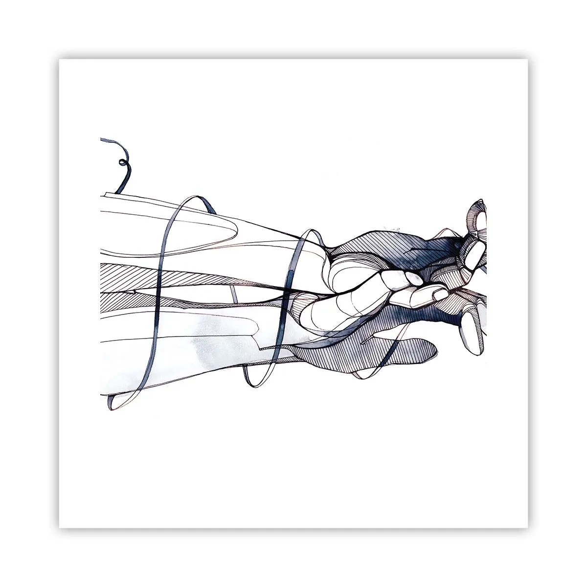 Affisch - Smekningens studie - 40x40 cm