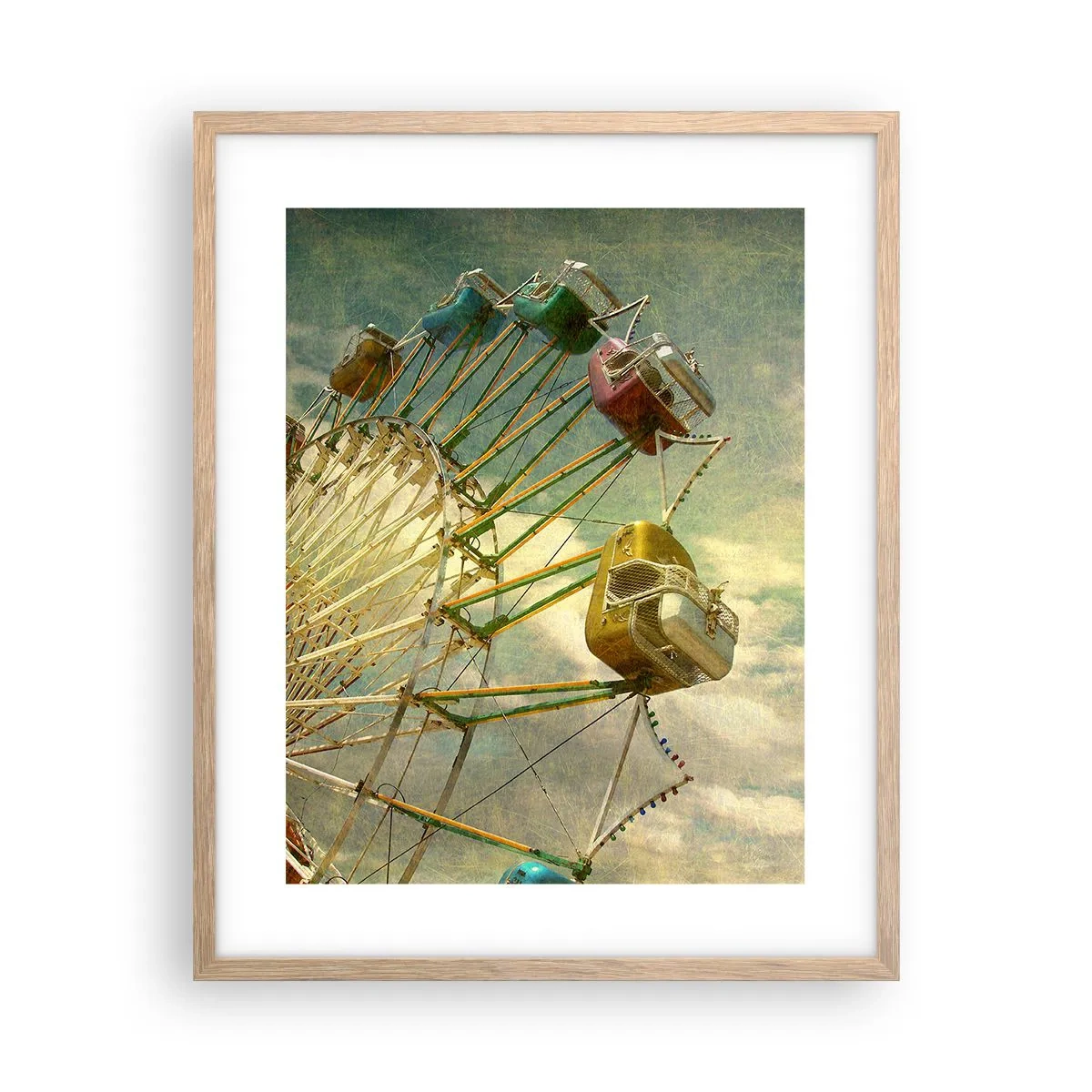 Affisch i ram av ljusek - Kommer att bli, kommer att bli kul.... - 40x50 cm