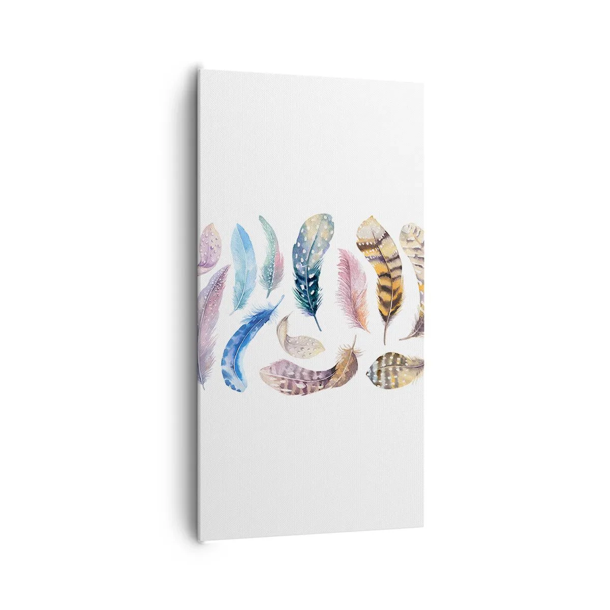 Canvastavla - Bild på duk - Lätta, färgglada och färgrika - 65x120 cm