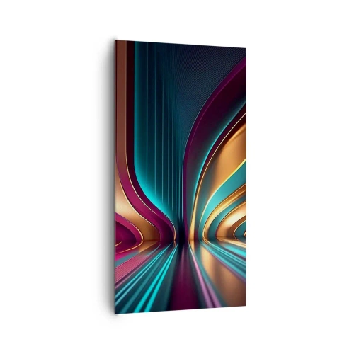 Canvastavla - Bild på duk - Ljusets arkitektur - 65x120 cm