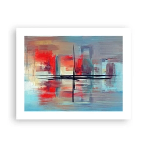 Affisch - Landskap i en okänd dimension - 50x40 cm