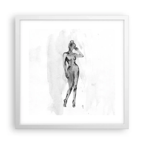 Affisch i vit ram - En studie om kvinnlighetens perfektion - 40x40 cm