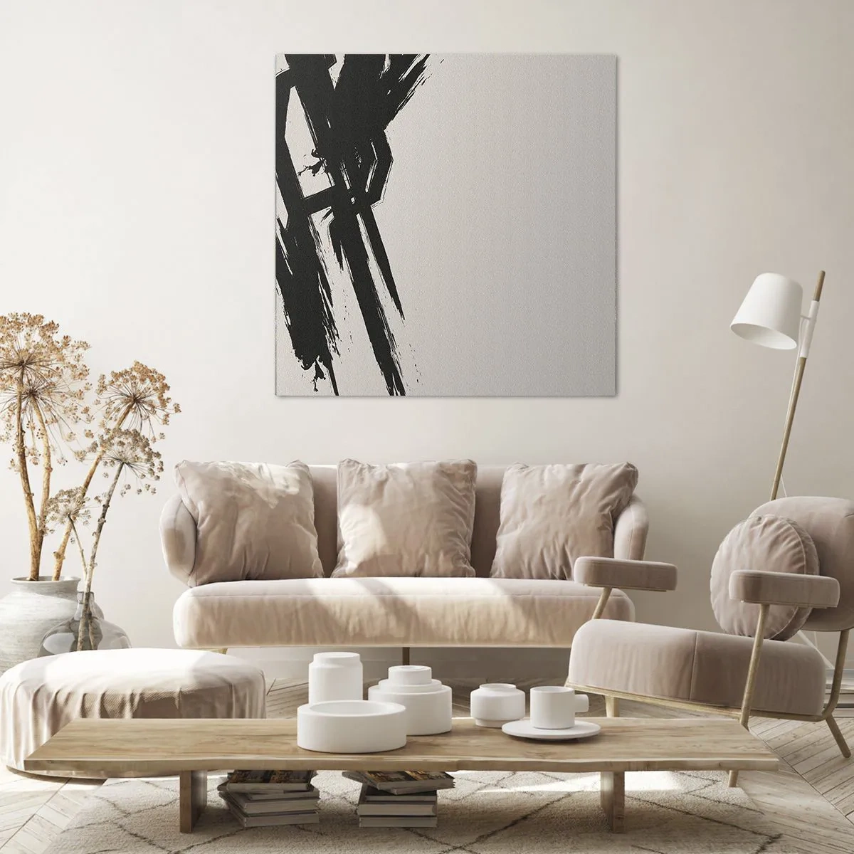 Canvastavla - Bild på duk - En ostoppbar rörelse - 70x70 cm