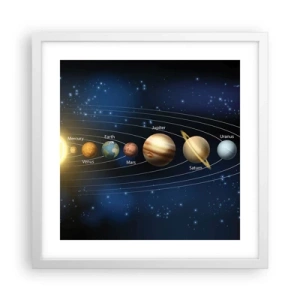 Affisch i vit ram - En av tio - 40x40 cm