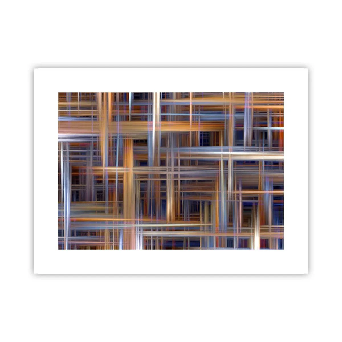 Affisch - Vävd av ljus - 40x30 cm