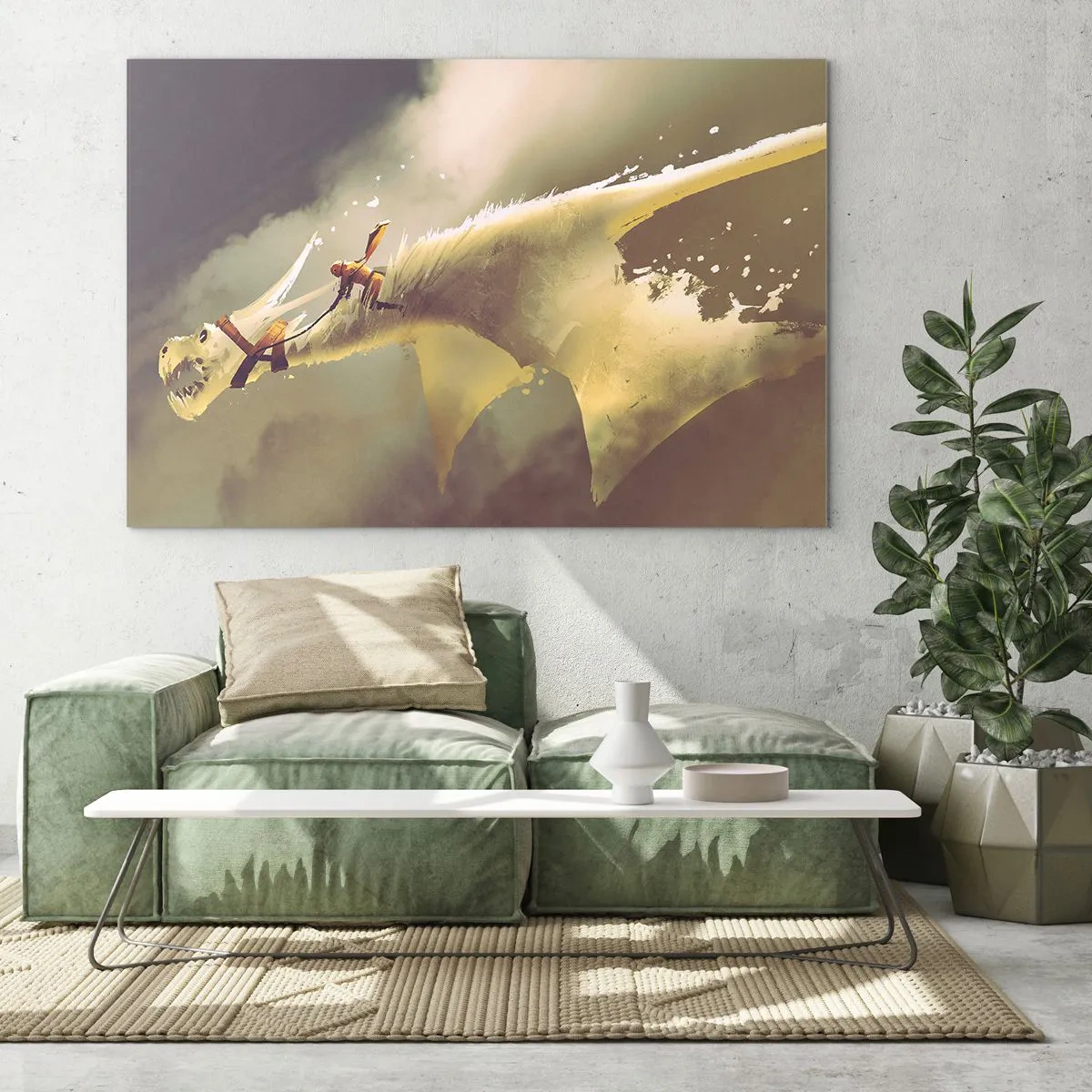 Glastavla - Bild på glas - Rädda världen - 100x70 cm