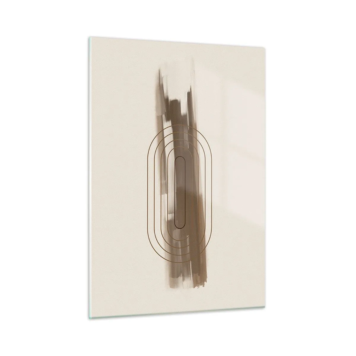 Glastavla - Bild på glas - Grå blåst - 50x70 cm