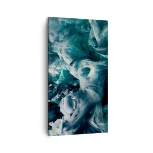 Canvastavla - Bild på duk - Färg i rörelse - 45x80 cm