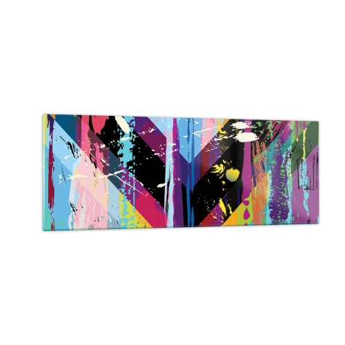 Glastavla - Bild på glas - Uppifrån nedåt - 140x50 cm
