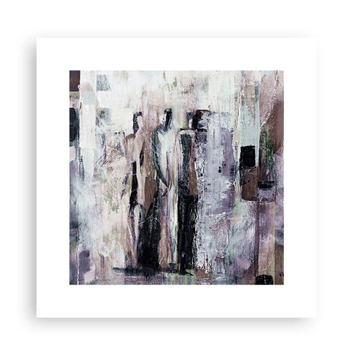 Affisch - De mystiska tre - 30x30 cm