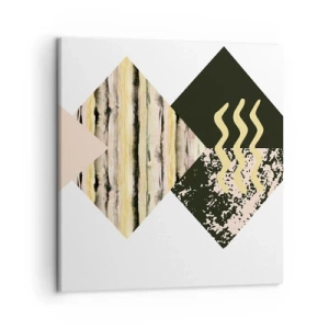 Canvastavla - Bild på duk - Inte så enkelt - 50x50 cm