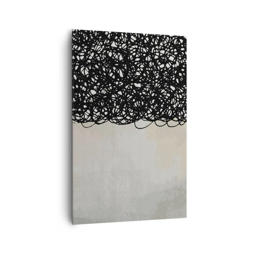 Canvastavla - Bild på duk - En virvlad abstraktion - 80x120 cm