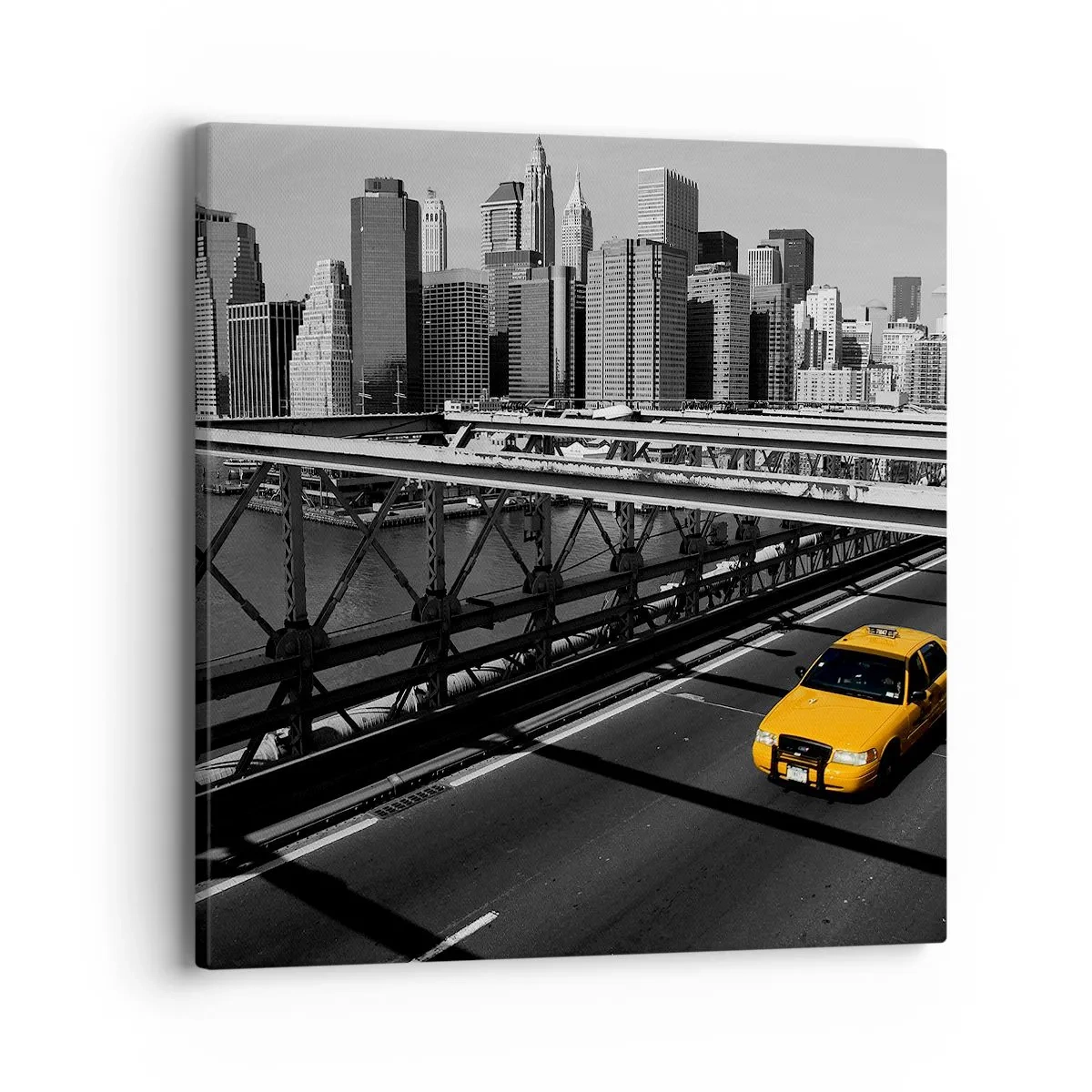 Canvastavla - Bild på duk - Storstadens färg - 40x40 cm