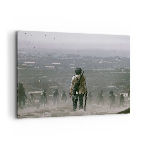 Canvastavla - Bild på duk - Den siste rättvise? - 100x70 cm