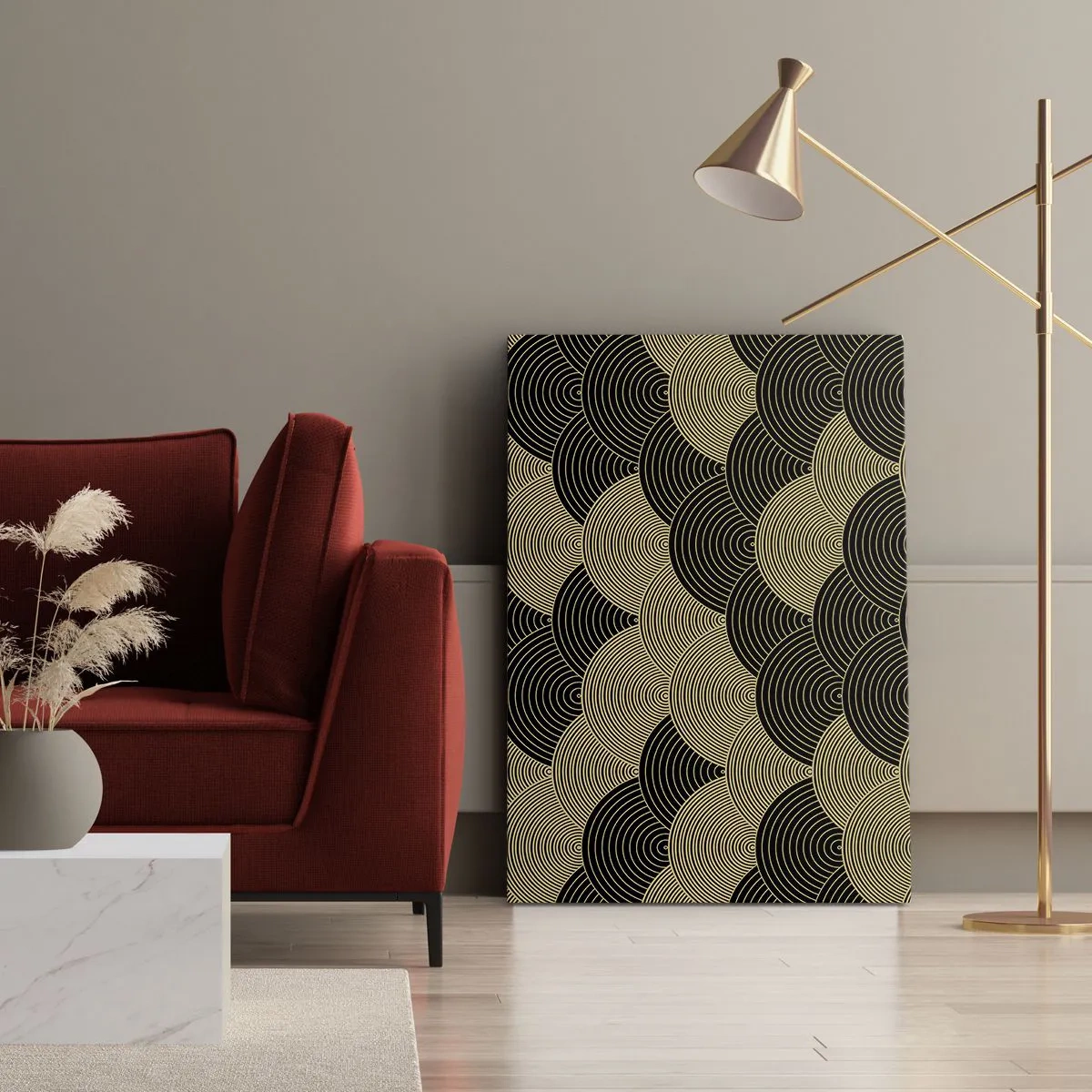 Canvastavla - Bild på duk - Enighet i mångfald - 45x80 cm