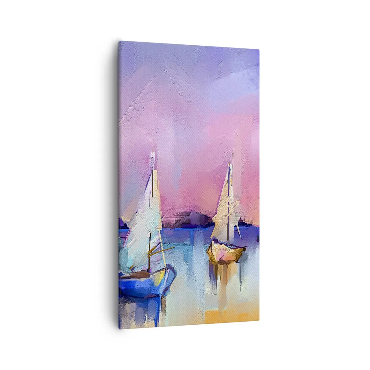Canvastavla - Bild på duk - Riktning: öppet vatten - 55x100 cm