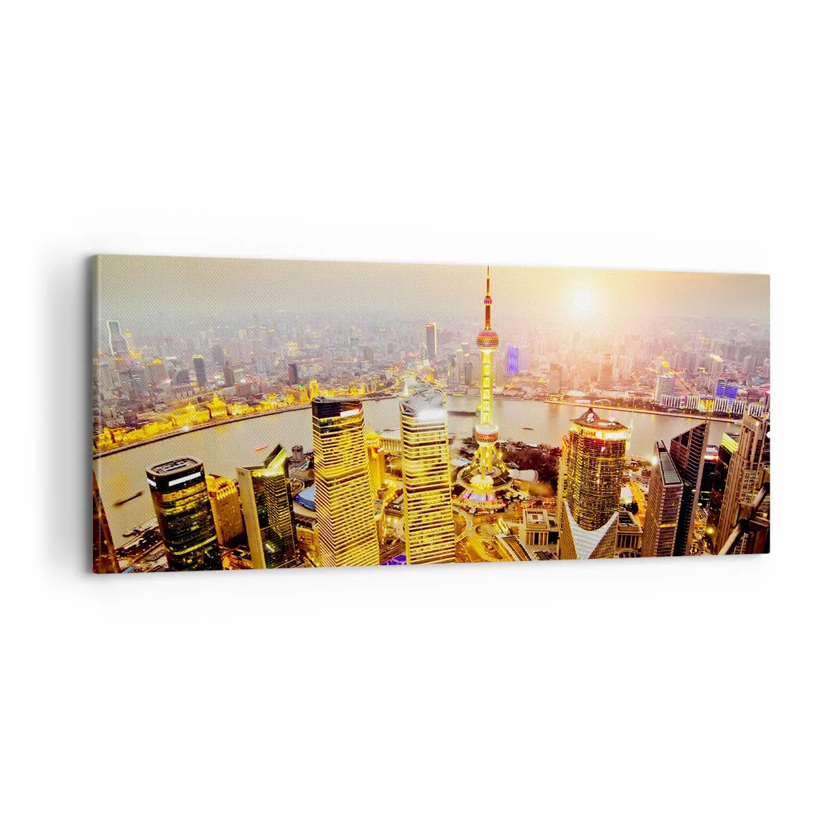 Canvastavla - Bild på duk - Asiatisk dröm - 100x40 cm