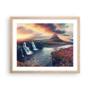 Affisch i ram av ljusek - I naturens majestät - 50x40 cm