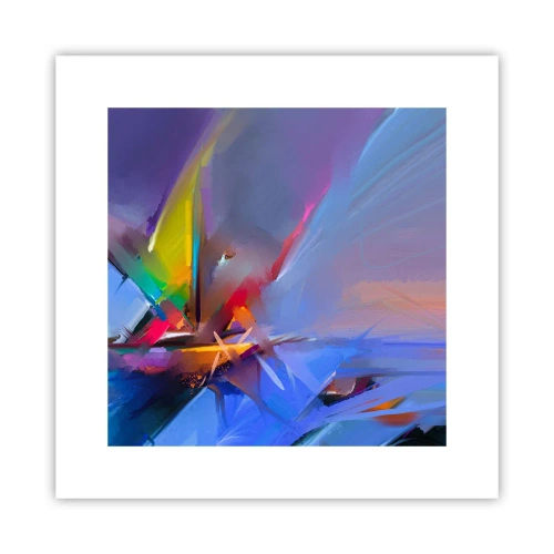 Affisch - Snabb som en fågel - 30x30 cm