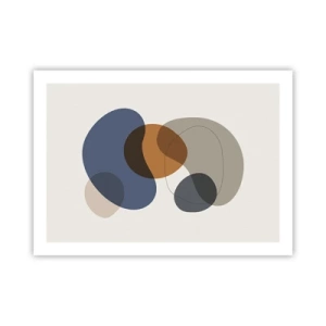 Affisch - Färgernas droppar - 70x50 cm