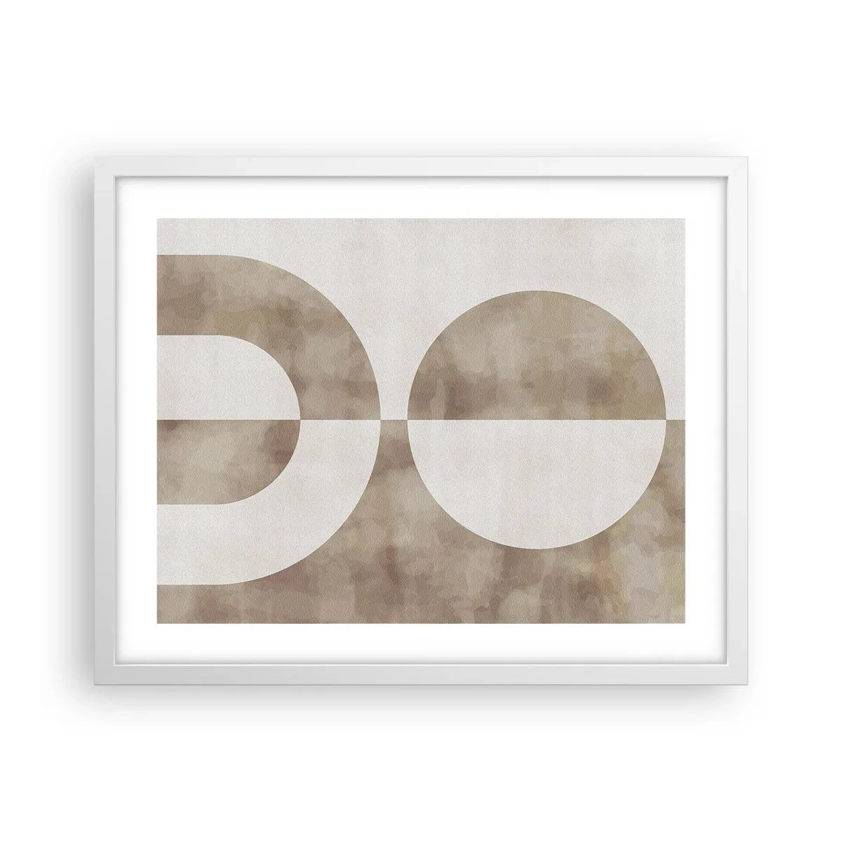 Affisch i vit ram - Likheter och skillnader - 50x40 cm